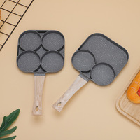 Machine à Omelettes Créative Design Classique Quatre Cavités Antiadhésive, Moule à Crêpes et Gaufres, Poêle à Induction pour le Petit-Déjeuner – Vente en Gros