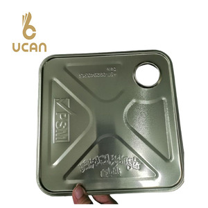 Custom <strong>Rectangular</strong> <strong>Tin</strong> <strong>Box</strong> <strong>Lid</strong>&amp; Bottom L238*W238 for 18 Liter Metal <strong>Tin</strong> Can Component Accessories - Product Image 6