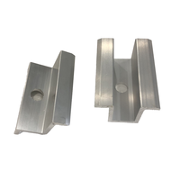 Support de fixation de panneau solaire YZ Solar Mid End Clamp, structure photovoltaïque en plein champ, aluminium anodisé, installation rapide, TUV/CE/ISO