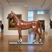 Sculpture équine en bronze sur mesure - Proportions délicates, entièrement adaptée à vos spécifications, sculpture en bronze