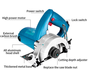 Điện Công Cụ Điện Gỗ Đá Cẩm Thạch Điện Cutter Granite Gạch Bê Tông Cutter Máy Saw Blade Dụng Cụ Cầm Tay - Product Image 5