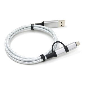 Entrega rápida Cena Carga rápida Universal Car <span class=keywords><strong>Play</strong></span> Nylon Trenzado Textil 3A Datos USB <span class=keywords><strong>Cable</strong></span> <span class=keywords><strong>de</strong></span> <span class=keywords><strong>cargador</strong></span> USB - Product Image 4