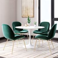 Fauteuil Beetle rembourré moderne, de luxe léger, doux, écologique et imperméable, pour extérieur, restaurant, hôtel, cuisine, salle d'attente, villa