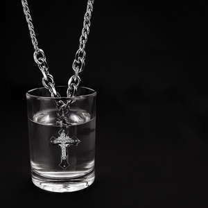 Collier Croix Ankh en Acier Inoxydable avec Micro-Incrustations de Strass, Style Hip-Hop, Pendentif Croix pour Homme, Bijoux, Vente Chaude Y104 - Product Image 3