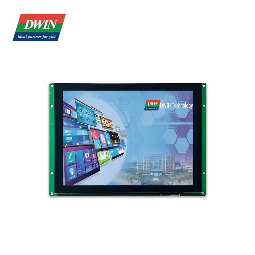 DWIN 8" Linux QT Industrial Screen 1024*768 Pixel IPS LCD Capacitive Touch Panel with 24-bit Quad-core ARM CortexTM-A7 Processor