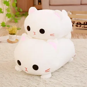 1pc 35cm Kawaii Lying Cat Plush Soft Pillow Cute Doll Lovely Toys for Kids Girls Valentines Birthday Gift Stuffed Animal Toys