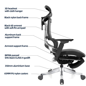 Bán Buôn Sang Trọng Điều Hành Cao Trở Lại Ghế 2024 Chất Lượng Cao Ergonomic Sillas De Oficina Quản Lý Ghế Văn Phòng Nội Thất Văn Phòng - Product Image 6