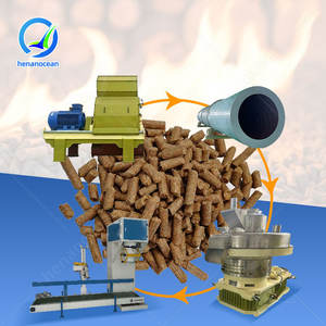 Máquina de pellets de anillo OCEAN, máquina para hacer pellets de aserrín, máquina pequeña para pellets de biomasa de madera, precio. - Product Image 1