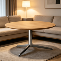 Table de conférence modulaire multifonctionnelle en bois MFC au design moderne LIWEI, durable, en acier inoxydable, installation facile pour le bureau