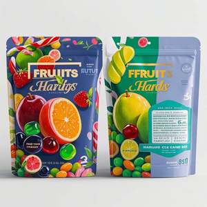 Pochette debout zip-lock avec impression personnalisée Humidité pour les aliments comestibles anti-odeur Gomme à mâcher pour gelée de sushi - Product Image 1