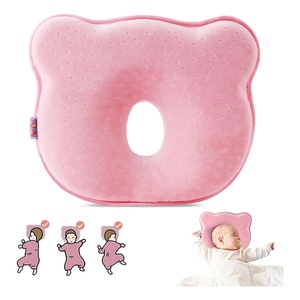 Baby Memory Foam Head <b>Pillow</b> With Hole For <b>Flat</b> Head Prevention - Product Image 5