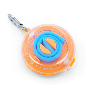 Wholesale H660 Bar <b>Accessory</b> <b>Travel</b> Portable Beverage Drinking Foldable Straws Multi Colour Eco Friendly Reusable Keychain - Product Image 2