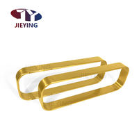 Accessoires de quincaillerie pour meubles Jieying, pied de canapé en métal, base de meuble dorée, cadre de chaise en acier inoxydable sans plaque pivotante