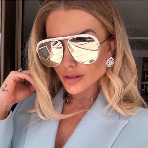 2020 más nuevo de diseño de gafas de <span class=keywords><strong>sol</strong></span> de marca de lujo de tonos para las mujeres de moda <span class=keywords><strong>del</strong></span> verano gafas Vintage Retro - Product Image 2