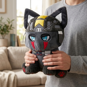Support Dropshipping et Vente en Gros : Peluche Call of Duty Konig Meow Cat, Personnage de Jeu Fan Art, Poupée en Peluche, Logo Personnalisé OEM - Product Image 2