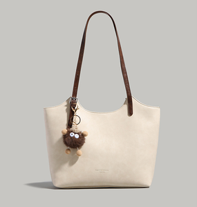 Bolso Tote de Hombro Portátil de Gran Capacidad, Estilo Retro 2026, Textura de Cuero Suave, Asa Única, Estilo Moderno - Product Image 5