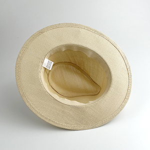Sombrero Panamá <span class=keywords><strong>de</strong></span> Paja al por Mayor, Gorra <span class=keywords><strong>de</strong></span> Sol <span class=keywords><strong>de</strong></span> Moda para Verano y Playa, Sombreros Panamá <span class=keywords><strong>de</strong></span> Paja Personalizados para Hombres y Mujeres - Product Image 3