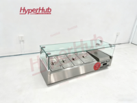 Station de salades professionnelle pour restaurant, congélateur de table en acier inoxydable, refroidissement direct, équipement de service alimentaire