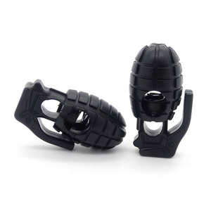 Wholesale Backpack Garment Accessories Plastic Grenade Shape Paracord <strong>Cord</strong> <strong>Lock</strong> <strong>Toggle</strong> <strong>Stopper</strong> - Product Image 1