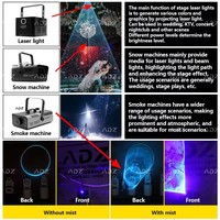 Projecteur LED Cube Laser ADZ 2W 3W 5W 10W Effet Cendrillon pour Mariage, Scène, DJ, Spectacle et Boîte de Nuit avec Contrôle DMX