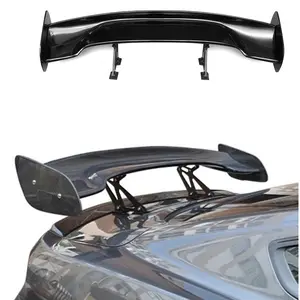 尾部扰流板ABS材料通用汽车扰流板运动型黑色后扰流板
