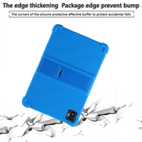 Coque de protection en silicone souple avec béquille pour tablette TCL 10 Tab Max 4G 10,36 pouces Android 9296G 9295G