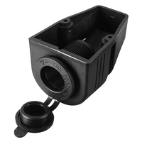 Adaptateur de prise allume-cigare pour moto, voiture, marine, étanche 12V 24V, séparateur de puissance, prise à un trou, type panneau de tente