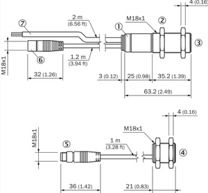 Sensor de Proximidad Ultrasónico SICK UD18-22CC241, 20-30VDC, NPN, NC, IP65, Rango de Medición de 20~60 mm, Industrial, en Stock - Product Image 2