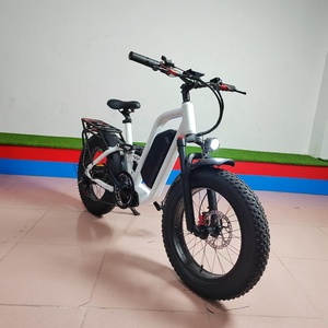 มอเตอร์ 1000W แบตเตอรี่ 52V 22Ah ระบบกันสะเทือนเต็มรูปแบบ โครงอะลูมิเนียม ยางอ้วน จักรยานไฟฟ้าแบบ Step-Through รุ่น V1 V1 - Product Image 1