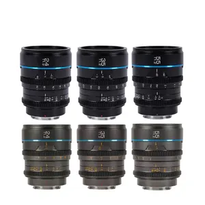 SIRUI Night Walker 24mm 35mm 55mm T1.2 (3pcs/set) S35 Cine Lens Large Aperture Camera For Sony E Fuji XF Canon FR M4/3 Mount