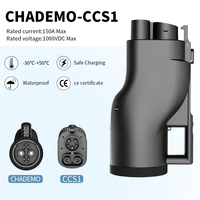 Nouvel adaptateur CHADEMO CCS1 pour véhicule électrique, prise 250A, conducteur en alliage de cuivre, plaqué argent, étanche IP54, ignifuge