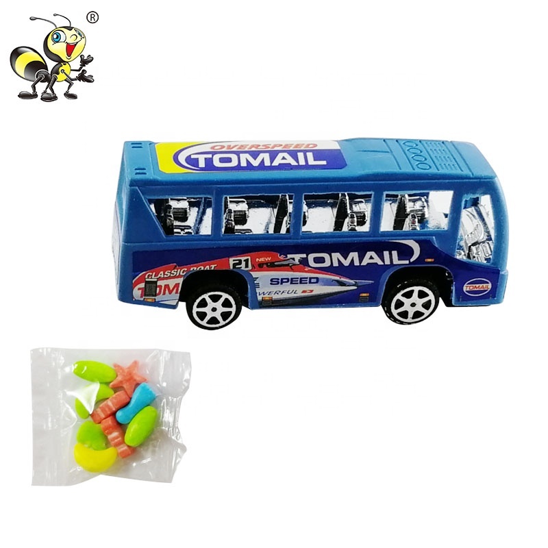 Bas Prix En Gros En Plastique De Survitesse Tomail Bus Voiture Jouet Bonbons