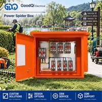Boîte de distribution d'électricité Spider Box, boîte d'alimentation temporaire pour chantier de construction