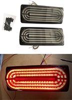 Mise à niveau halogène LED lentille fumée feu arrière adapté pour Mercedes Benz W463 classe G G500 G550 G63 G65 année 2005-2018