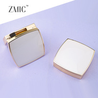 Échantillons Gratuits – Boîtier Compact Carré en Plastique pour Poudre, Contenant Cosmétique Vide, Boîtier Compact Carré pour Fard à Joues avec Miroir
