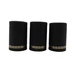 32*50mm logo khusus kapsul Heat Shrink dengan cap emas logo untuk minyak zaitun/minyak kelapa botol - Product Image 1