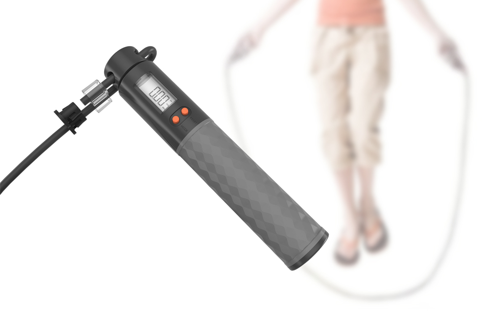 Wholesale Manufacturers Sports Training Pvc Smart Digital Weighted Jump Skipping Rope With Counter
