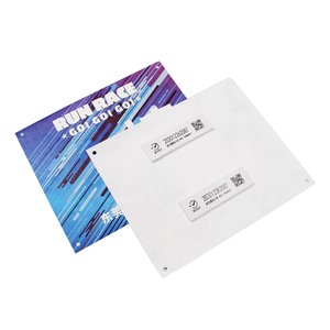لون مخصص طباعة ماراثون قابل للتعديل للماء Tyvek سباق أرقام مريلة Tyvek ورقة رغوة عدد مريلة - Product Image 5