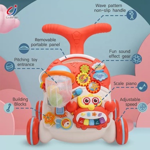 Mesa de Aprendizaje Multifuncional para Niños, Juguete de Actividades, Cochecito de Empuje, Caminador 2 en 1 para Niñas - Product Image 4