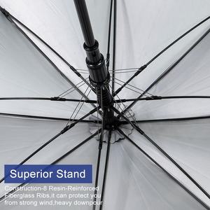 Parapluies de golf promotionnels, parapluies de grande taille, parapluie de 68 pouces, coupe-vent, protection UV, droit - Product Image 4
