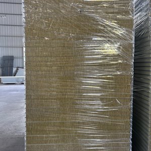 <span class=keywords><strong>Panel</strong></span> Sándwich <span class=keywords><strong>Aislante</strong></span> Ignífugo de Lana de Roca con Acero Colorido <span class=keywords><strong>para</strong></span> Paredes Divisorias y <span class=keywords><strong>Techos</strong></span> de Fábricas de Alimentos - Product Image 1