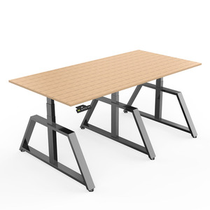 Table de conférence réglable en hauteur, support d'ordinateur, électrique, pour s'asseoir, table moderne, pour réunion - Product Image 4