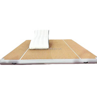 Haute qualité EVA gonflable Portable extérieur ponton flottant quai gonflable plate-forme de quai flottant gonflable