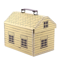 Nouveaux bagages en papier 2026 ou bagages en carton pour enfants ou boîtes en papier en forme de maisons