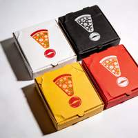 Boîtes à pizza très vendues, 6 pouces, 7 pouces, 8 pouces, 9 pouces, boîtes à pizza pour emporter, emballages alimentaires commerciaux, contenants pour la pâtisserie