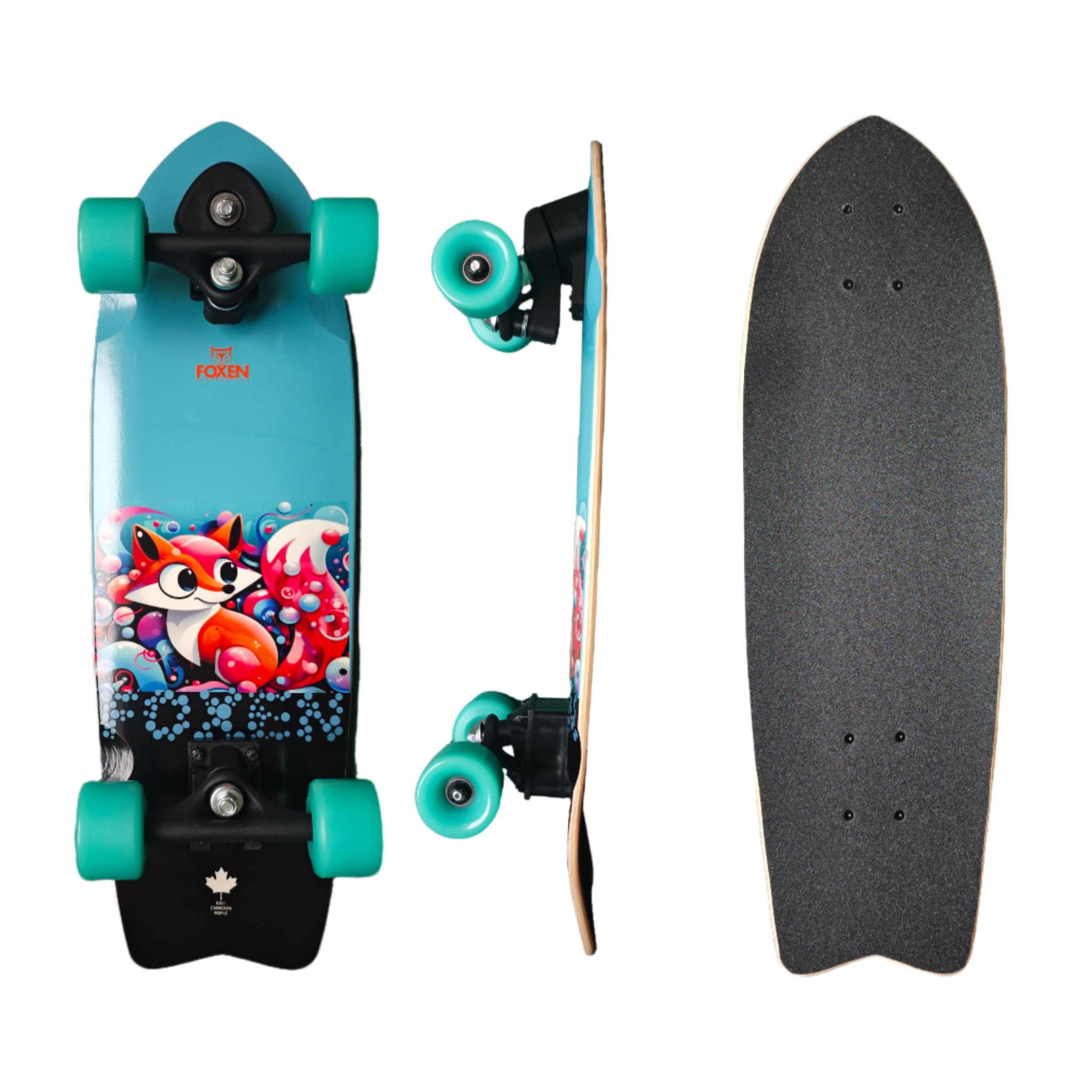 Custom Canadian Maple Surf Skateboard for Children