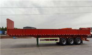 Semirremolque de Carga de Acero de 3 Ejes Truckpillar de Alta Calidad, Nueva Suspensión Mecánica, Remolque Portador Personalizable 12r22.5 Bajo - Product Image 3