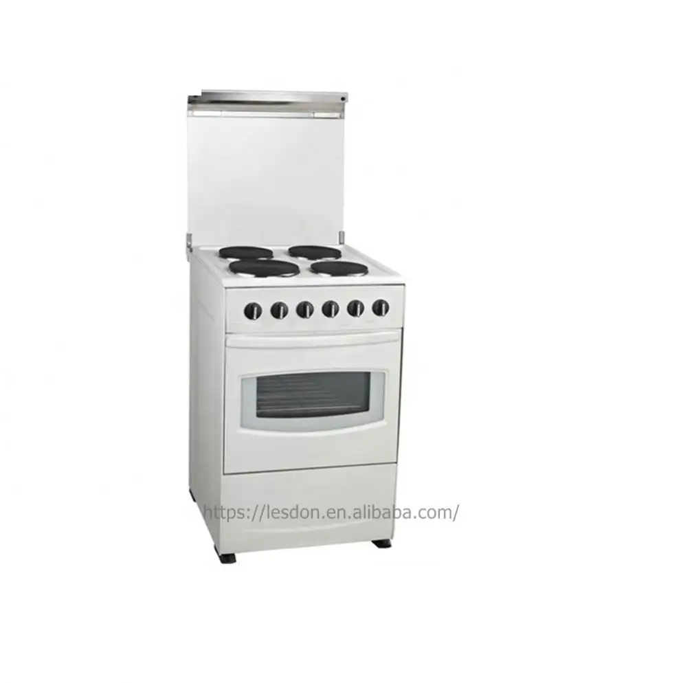 50X50Cm Wit Vrijstaande Elektrische Keuken Fornuis Met Grill Pizza Oven Uit China