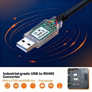 Cable Serial <span class=keywords><strong>USB</strong></span> a <span class=keywords><strong>RS485</strong></span>-<span class=keywords><strong>WE</strong></span>, <span class=keywords><strong>RS485</strong></span>-<span class=keywords><strong>WE</strong></span>-<span class=keywords><strong>1800</strong></span>-<span class=keywords><strong>BT</strong></span>, Convertidor Serial UART, Cable <span class=keywords><strong>USB</strong></span>-<span class=keywords><strong>RS485</strong></span>-<span class=keywords><strong>WE</strong></span>, Chipset FT232, 6 Vías, 1.8m - Product Image 2