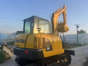 Meilleure vente Mini pelle sur chenilles Komatsu PC56 d'occasion en bon état Mini excavatrices tracteur 5 tonnes à vendre - Product Image 5